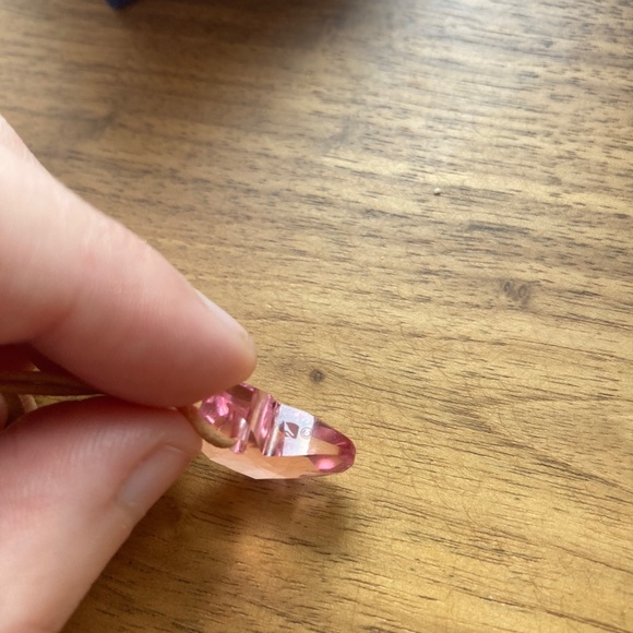 Swarovski Pink Butterfly Necklace - Picture 4 of 4